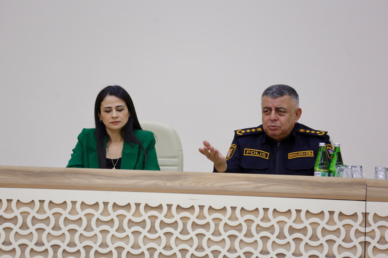 Tovuzda polis maarifləndirici tədbir keçirdi - FOTOLAR